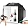 PULUZ Upgrade Light Box & Soft Box, 16"x16" Professional Shooting Tent with 480 LED Lights Photo Studio Light Box Photography with 4 Color PVC Backdrops for Jewelry and Product Photography