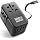 DOACE 100W GaN Universal Travel Adapter, 6-in-1 International Power Adapter, European Travel Plug with Built-in USB-C Cable, Fast Charging, Worldwide for EU UK US AUS, Travel Essentials (Black)