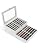 Sunglasses Storage Organizer Case with 24 Adjustable Slots, 2 Layer Multi Eyeglass Glasses Display Box with Lid Women