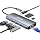 ABLEWE USB C Hub Ethernet 8-in-1, Multiport USB C to HDMI Hub, 4K@60Hz,1000Mbps, 100W PD, 3 USB 3.0 Ports, Docking Station Compatible with MacBook Pro/Air, Tablet, Phone, Type C Devices