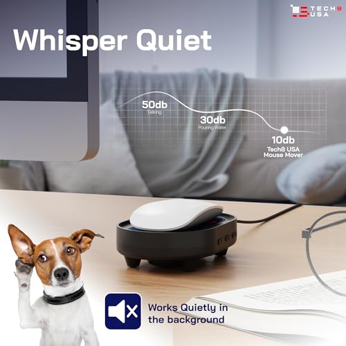 TECH8 USA Dual Disc Mouse Mover, Jiggler, Auto-Off Timer, Activity Settings, No Software, Realistic Movement, Patented, Designed, Engineered, Packaged in USA - Twister - Image 7