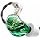 Tipsy M3 Professional IEM for Musicians, 2BA + 1DD Drivers, 36dB PNC, IPX5, Acoustic-Runway™ Technology, Skin-Friendly Resin, Detachable 0.78mm 2-pin Cable (No Mic, Green)