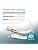 Jadaol Cat8 Ethernet Cable 30ft 40Gbps 2000MHz Flat S/FTP LAN Cable White