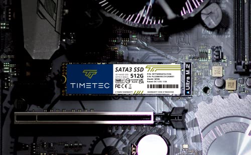 Timetec 512GB SSD 3D NAND SATA III 6Gb/s M.2 2280 NGFF 256TBW Read Speed Up to 550MB/s SLC Cache Performance Boost Internal Solid State Drive for PC Computer Laptop and Desktop (512GB) - Image 7