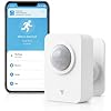 WiFi Motion Sensor for Home Security, Smart PIR Motion Detector with Free App Alerts, Smart Life Remote Monitoring, 2.4GHz Wireless Sensor, No Hub Required for Smart Home Automation