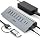 Powered USB Hub 10Gbps, JESWO 9-Port USB 3.2 Hub with USB-C 45W Charging
