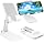 Cell Phone Stand for Desk, Angle & Height Adjustable Phone Holder, (White)