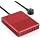 12-in-1 Charging Station USB C Power Strip with 5ft Cord,200W GaN IV USB C Charger Block,4 AC Outlets,8 USB for MacBook,iPhone 16/15/14,Fast Charging Desktop Charger for Office (Red)