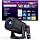 HAPPRUN Roku TV Smart Mini Projector with WiFi and Bluetooth for Portable