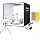 Photo Studio Box, PULUZ 40cm Folding Lightbox 160 LED Ring Light Portable Photo Studio Photography Shooting Tent Box Kit 12 Colors Backdrops USB Light Box for Phones DSLR Camera 16 x 16 inch