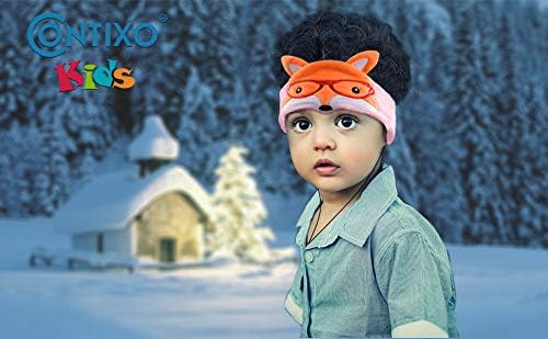 Contixo H1 Kids Headphones, 85dB Volume Limiting with Adjustable Speakers Soft Children Fleece Headband Toddler Headphones