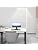 STERREN 76" Led Floor Lamp, 105W Eye-Care Free-Standing Lamp, White