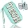 COSHAYSOO Electronics Organizer Bag Travel with Chenille Letter Patch Traveling Must Have Accessories Cute Personalized Gift for Women Cable Cord Charger Storage Pouch (Teal Blue)