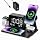 7-in-1 Magnetic Wireless Charging Station with Digital Clock & LED Lamp