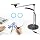Mistriddle Aluminum Magnetic Telescopic Overhead Phone Stand with USB Light