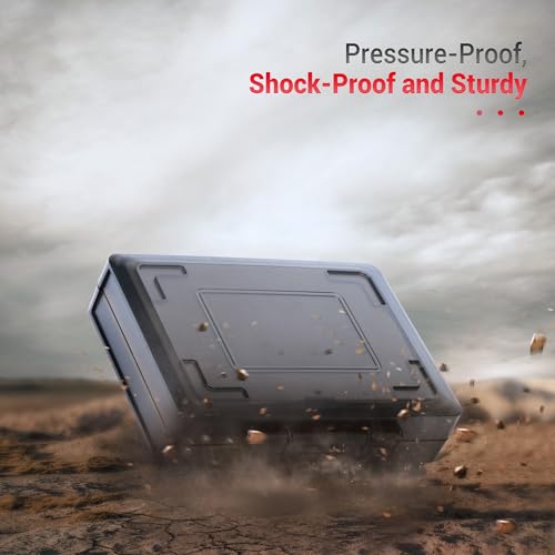 Dual Protect M.2 SSD Holder with 12 PCS Individual Clear M.2 NVMe Case