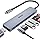 BENFEI USB C HUB 7-in-1 with HDMI(4K@60Hz,Certified), 100W Power Delivery, 3*USB 3.0, SD/TF Card Reader(160MB/s) Compatible with iPhone 15 Pro/Max, MacBook, iPad Pro, iMac, S23, XPS17
