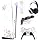 PlayVital Falling Cherry Blossom Full Set Skin Decal for ps5 Console Digital Edition, Sticker Vinyl Decal Cover for ps5 Controller & Charging Station & Headset & Media Remote