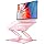 Urmust Adjustable Laptop Stand for Desk, 10-15.6“ Laptop Riser, Pink