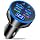 Super Fast Charge USB C Car Phone Charger Adapter 6 in 1 with Voltage Display 250W Multi Port Cigarette Lighter USB Charge for iPhone 18 17 16 15 14 13 12 11 Samsung Galaxy Huawei Oneplus Oppo Vivo