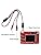 DSO 138 DIY Oscilloscope Kit Opening Source 2.4" TFT 1MSPS Pocket-Size Digital Oscilloscope Kit with DIY Parts & Probe, Handheld Pocket Electronic Learning Set, Assembled Vision