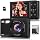 Digital Camera, 4K 44MP Autofocus Point and Shoot Camera with 16X Zoom 2.4" LCD Portable Compact Camera for Kids Teens Boys Girls Adults