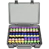 FULLCASE Flash Drive Case USB Memory Stick SD Card Storage Organizer- Holds 104pcs Thumb Drive Electronic Accessories Holder for Sandisk/for Samsung/for Inland/for PNY/for Netac (Gray)