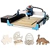 CNC Router Machine 4040-PRO for Metal Acrylic Cutting Milling,GRBL Control Engraving Machine with 500W Spindle, Lead Screw Driven, 3 Axis Engraving, Working Area 15.7” x 15.7” x 2.9”