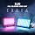 NEEWER 12W RGB Video Light, On Camera LED Panel Key Lighting for Streaming Selfie, 2500K-10000K CRI97+ App/2.4G Control 4300mAh Battery Desk Tripod Stand for Vlogging Video Recording Podcast, SL90