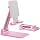 Phone Stand for Desk, Cell Phone Holder Cute Smart Cellphone Stand Foldable Stands Compatible with Under 8" Devices, Office Accessories, Sakura Pink