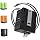 2-in-1 Compatible with 120w Fast Charger, 2025 New Retractable Wall Fasts Charging Power Adapter with All in One Foldable Plug, Multi-Functional Fast Smart Charger for Phone, Tablet, Laptops (Black)