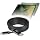 BoxWave Cable Compatible with Motorola Moto Pad 60 Neo - PowerDisplay PD Cable (6ft) - USB-C to USB-C (100W), LED Wattage Info Extra Long Braided Nylon - Jet Black