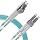 BEYONDTECH 3m (9.84ft) LC to LC Fiber Patch Cable – UPC Multimode Duplex Fiber Optic Cable – 50/125µm core, Compatible with OM3 – 10G LSZH PUREOptics Series