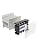 BAOMAIN 3 Phase Solid State Relay 40A, DC 4-32V to AC 24-480V SSR with Aluminum Heat Sink, JGX-3340A Industrial Three Phase Solid State Relay for CNC Machine and Heater Control
