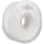 Silk Ribbon PLA 3D Printer Filament, Tri-Color Fast Color Changing PLA 1.75mm, Shiny Multicolor 3D Printing Filament 1kg / 2.2lbs, Milk White