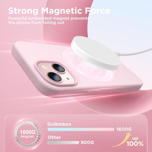 MagSafe iPhone 13 & 14 Case — Slim Shockproof Chalk Pink - Image 4
