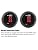 Air Pressure Gauge Dual Digital Display 0-232PSI (16BAR) Red LED