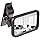Clip-On Rear View Mirror for PC Monitors or Anywhere by Modtek (1 pack)
