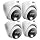 Night Owl 2K Wired Dome Security Cameras w/ 2-Way Audio (4-Pack)