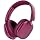 C6 Active Noise Cancelling Headphones, Wireless Over Ear Bluetooth Headphones, 60H Playtime, Lightweight Folding Deep Bass Comfort Fit Ear Cups Headset with Mic for iPad/Travel/PC/Home Red