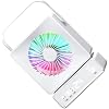 Compact USB-Powered Air Circulator with RGB Display for Portable Table Air Mover with Decorative Display USB Powered and Touch Action Low Sound