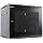 RackPath 9U Wall Mount Server Cabinet Network Rack Enclosure, Quiet Cooling Fan, Perforated Door, Black