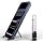 Portable Foldable Pocket Phone Stand with Keychain for Desk Travel(Silver)