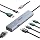 MOKiN 10Gbps USB C Hub Ethernet, 7 in 1 USB C Adapter for MacBook Pro/Air with 4K@60HZ HDMI, 3*USB-C 10Gbps Data, RJ45, USB 2.0, 100W PD, USB C Dongle for MacBook Pro/Air/Dell/HP/Thinkpad/Lenovo.