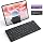OMOTON Rechargeable Bluetooth Keyboard for iPad/iPhone with Stand Holder