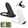 Cell Phone Stand,2Pack Portable Foldable Desktop Cell Phone Holder, Adjustable Universal Multi-Angle Cradle Stands for Tablet iPad iPhone 15 14 13 12 11 X/xr/xs max Samsung Galaxy, Black and White