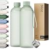 KIVY Large Water Bottle 50oz Tritan - Lightweight & Shatterproof - BPA Free