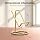 Metal Cell Phone Stand for Desk, Cute One-Piece Phone Holder, Stable Desktop Display Dock for iPhone, iPad, Samsung, Tablets & All Mobile Phones, Gold
