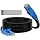 Adoreen Cat 6 Outdoor Ethernet Cable 30 Ft Black, High Speed Heavy Duty Long Internet Network Cable for POE Camera Cat 5 5e RJ45 LAN Patch Cable Cord, Sturdy Waterproof Direct Burial+25 Ties