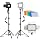 Jiang&Rong 2 Pack LED Video Lighting Kit -5600K Adjustable USB Studio Light